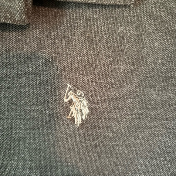 U.S. Polo Assn. Charcoal Polo Shirt - Picture 4 of 4